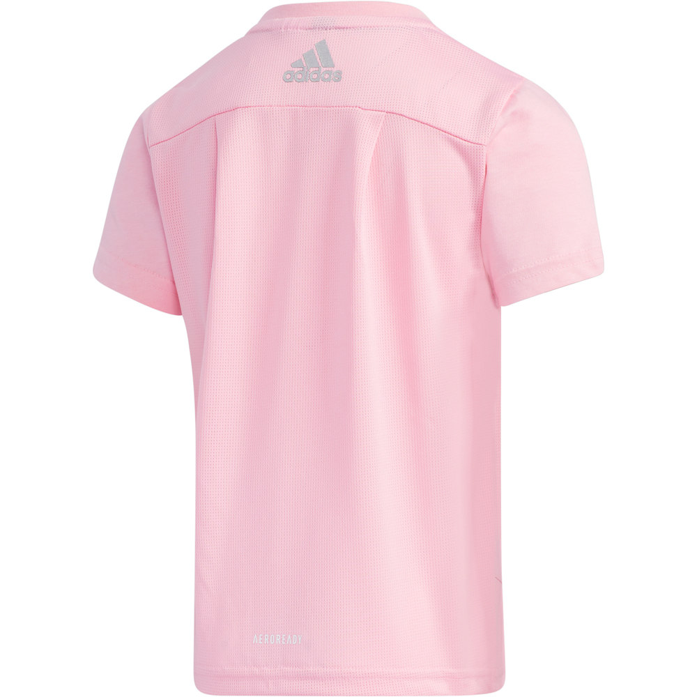 adidas camiseta junior niña Adidas LG TE SUM TEE vista trasera adidas camiseta junior niña Adidas LG TE SUM TEE vista trasera