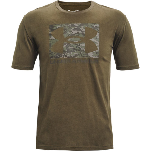 UNDER ARMOUR UA ABC CAMO BOXED LOGO SS verde