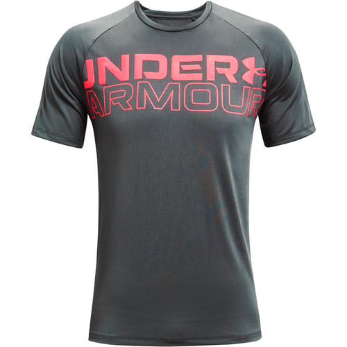 UNDER ARMOUR UA TECH 2.0 WORDMARK SS GR gris
