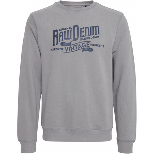 BLEND SWEATSHIRT LOGO gris