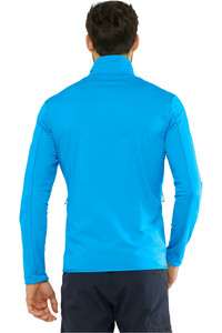 Salomon camisetas trail running manga larga hombre Salomon OUTRACK FULL ZIP MID M vista trasera Salomon camisetas trail running manga larga hombre Salomon OUTRACK FULL ZIP MID M vista trasera