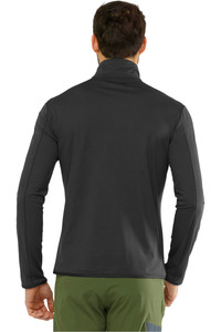 Salomon camisetas trail running manga larga hombre Salomon OUTRACK HALF ZIP MID M NE vista trasera Salomon camisetas trail running manga larga hombre Salomon OUTRACK HALF ZIP MID M NE vista trasera
