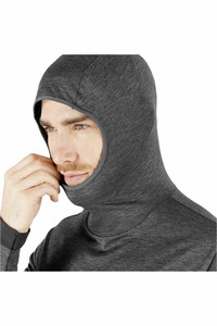 Salomon camisetas trail running manga larga hombre Salomon OUTSPEED WOOL HOODIE M vista detalle Salomon camisetas trail running manga larga hombre Salomon OUTSPEED WOOL HOODIE M vista detalle