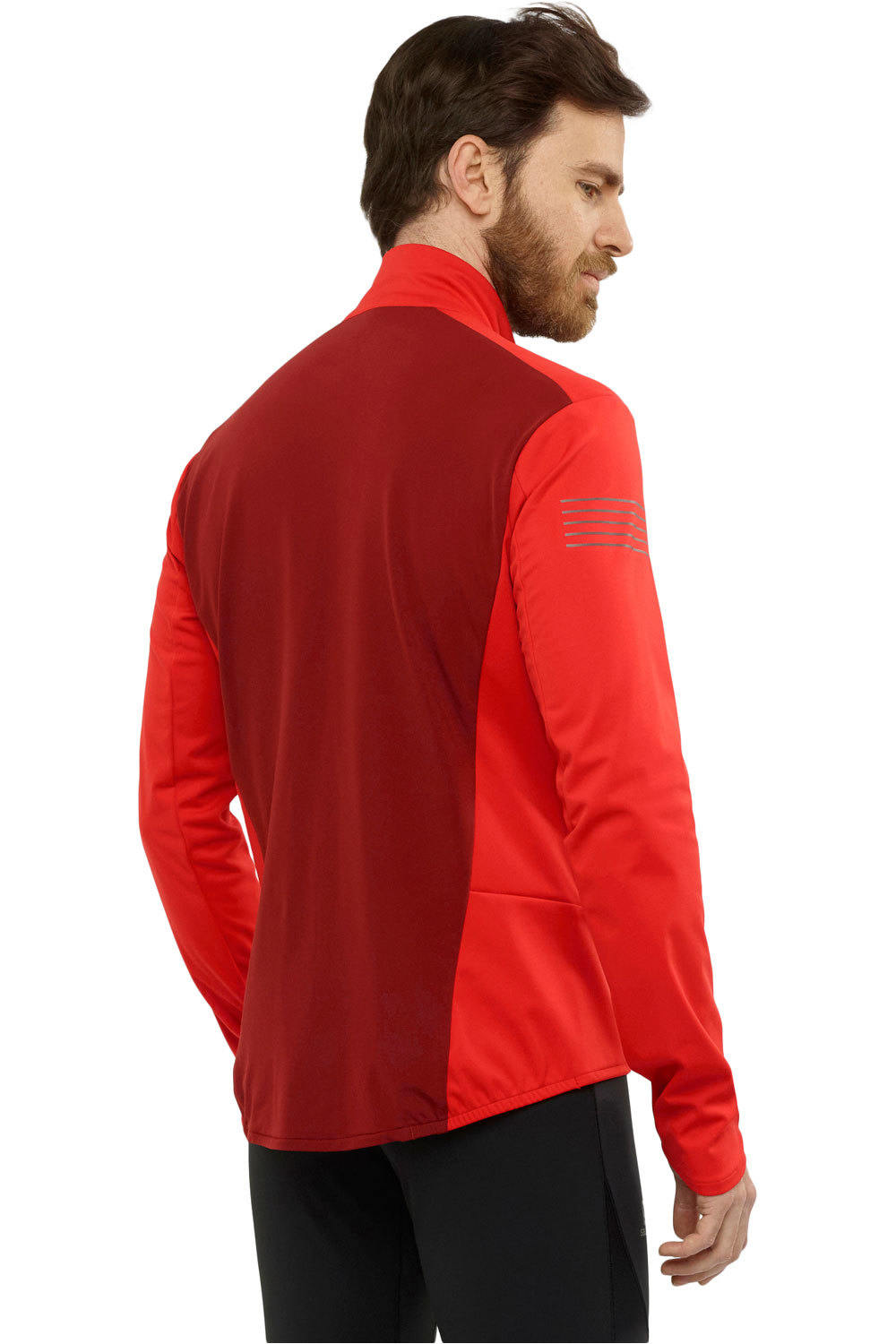 Salomon CHAQUETA TRAIL RUNNING HOMBRE Salomon RS SOFTSHELL JKT M vista trasera Salomon CHAQUETA TRAIL RUNNING HOMBRE Salomon RS SOFTSHELL JKT M vista trasera