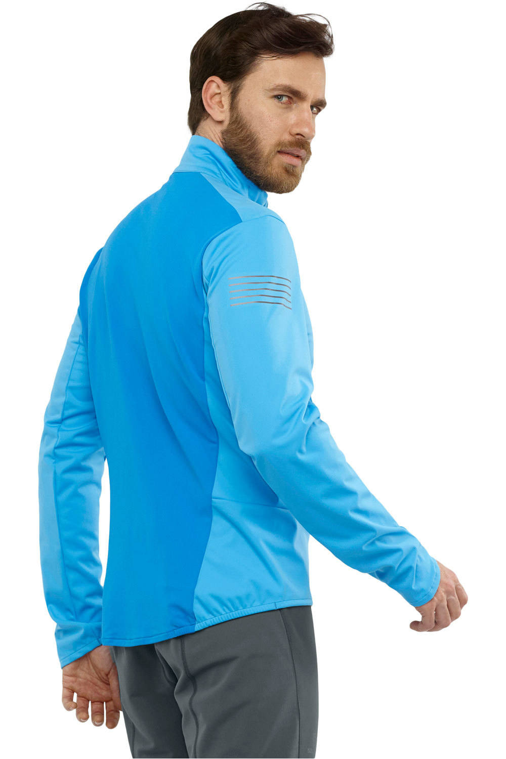 Salomon CHAQUETA TRAIL RUNNING HOMBRE Salomon RS SOFTSHELL JKT M vista trasera Salomon CHAQUETA TRAIL RUNNING HOMBRE Salomon RS SOFTSHELL JKT M vista trasera