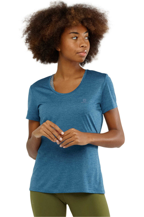 SALOMON AGILE SS TEE W azul