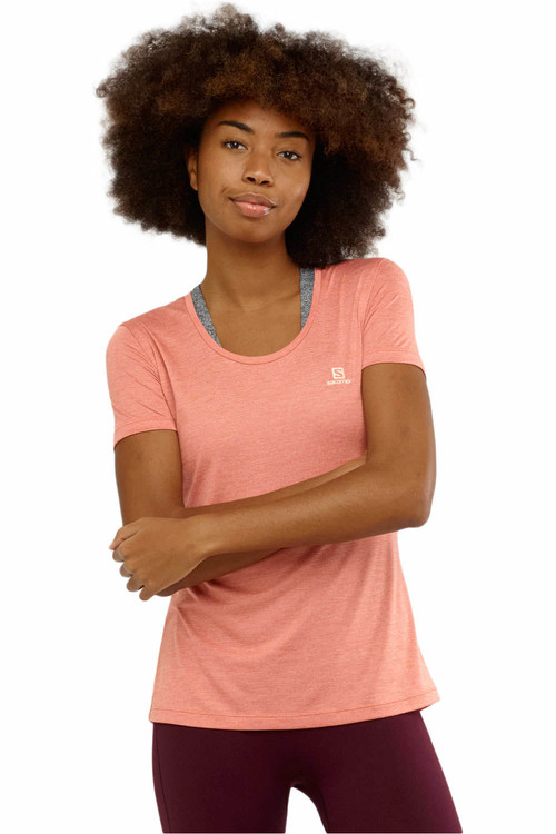 SALOMON AGILE SS TEE W naranja