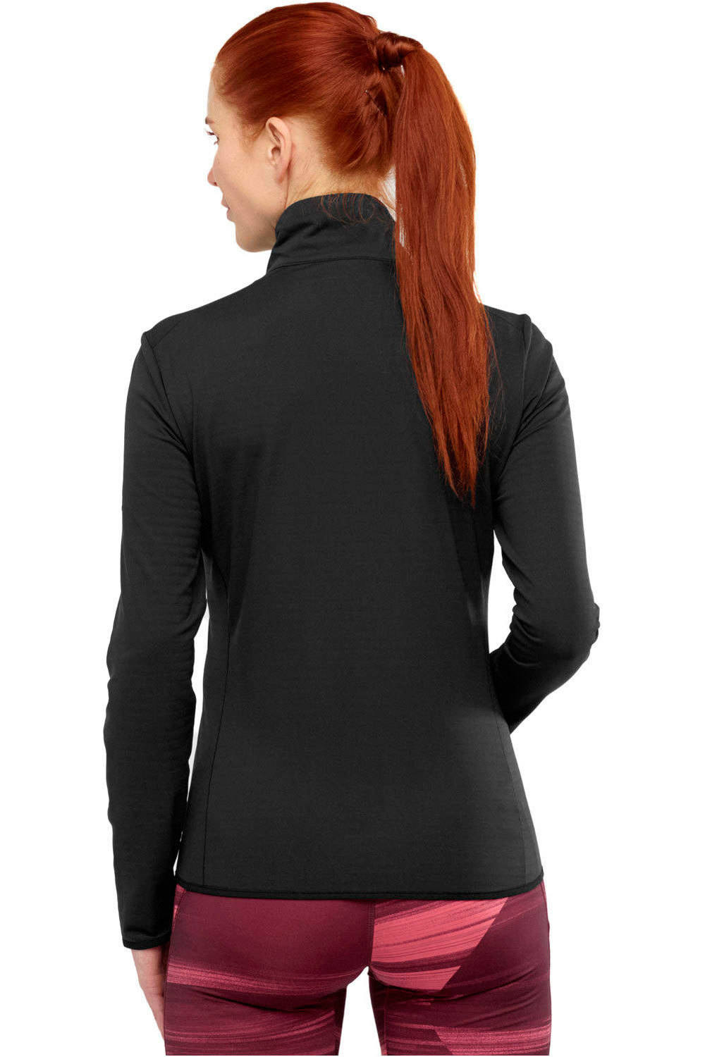 Salomon forro polar mujer Salomon _2_ESSENTIAL LIGHTWARM vista trasera Salomon forro polar mujer Salomon _2_ESSENTIAL LIGHTWARM vista trasera