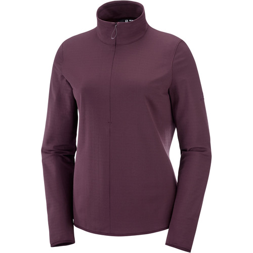 SALOMON OUTRACK HALF ZIP W rojo