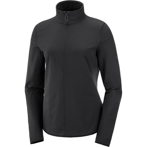 SALOMON OUTRACK HALF ZIP W negro