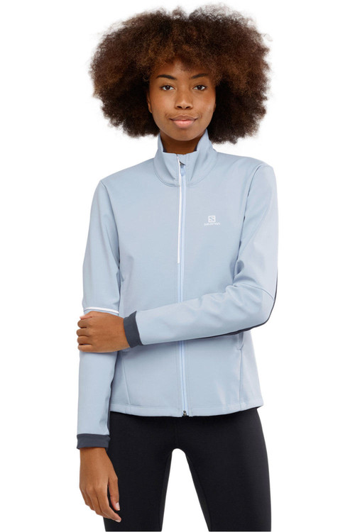 SALOMON AGILE SOFTSHELL JKT W azul