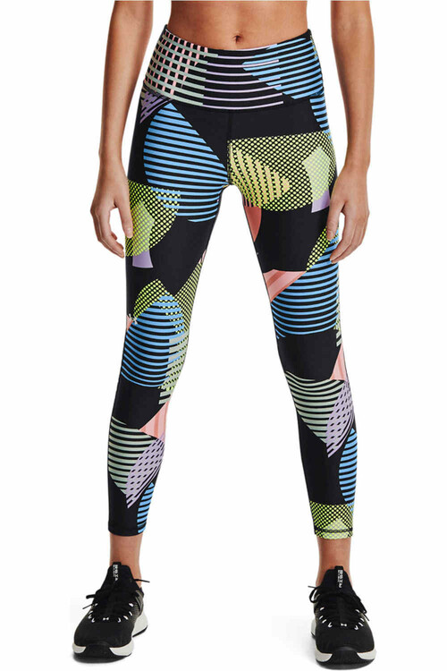 UNDER ARMOUR HG ARMR GEO PRINT 7/8 LEG NS negro
