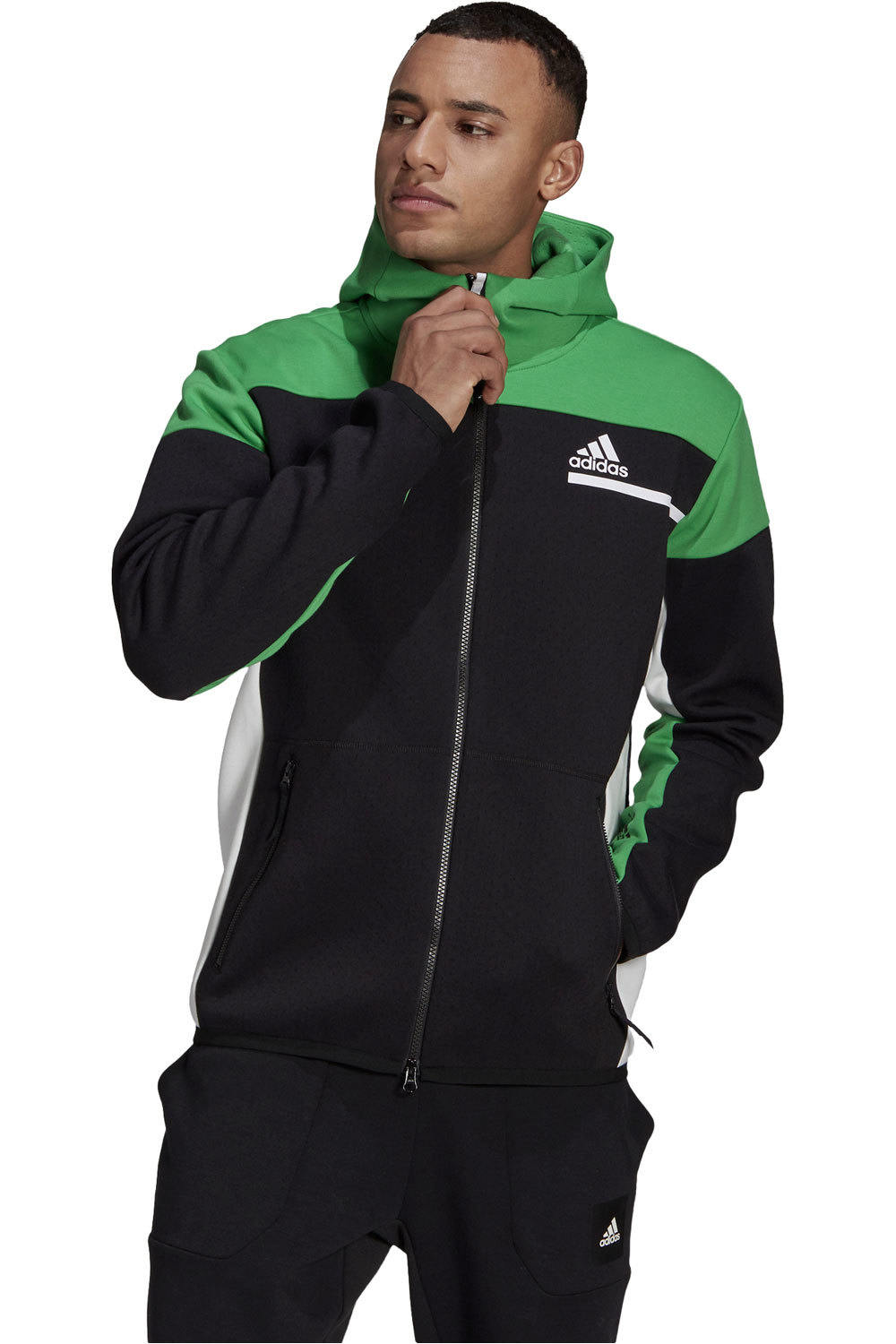 adidas sudadera hombre Adidas ZNE FZ vista frontal adidas sudadera hombre Adidas ZNE FZ vista frontal