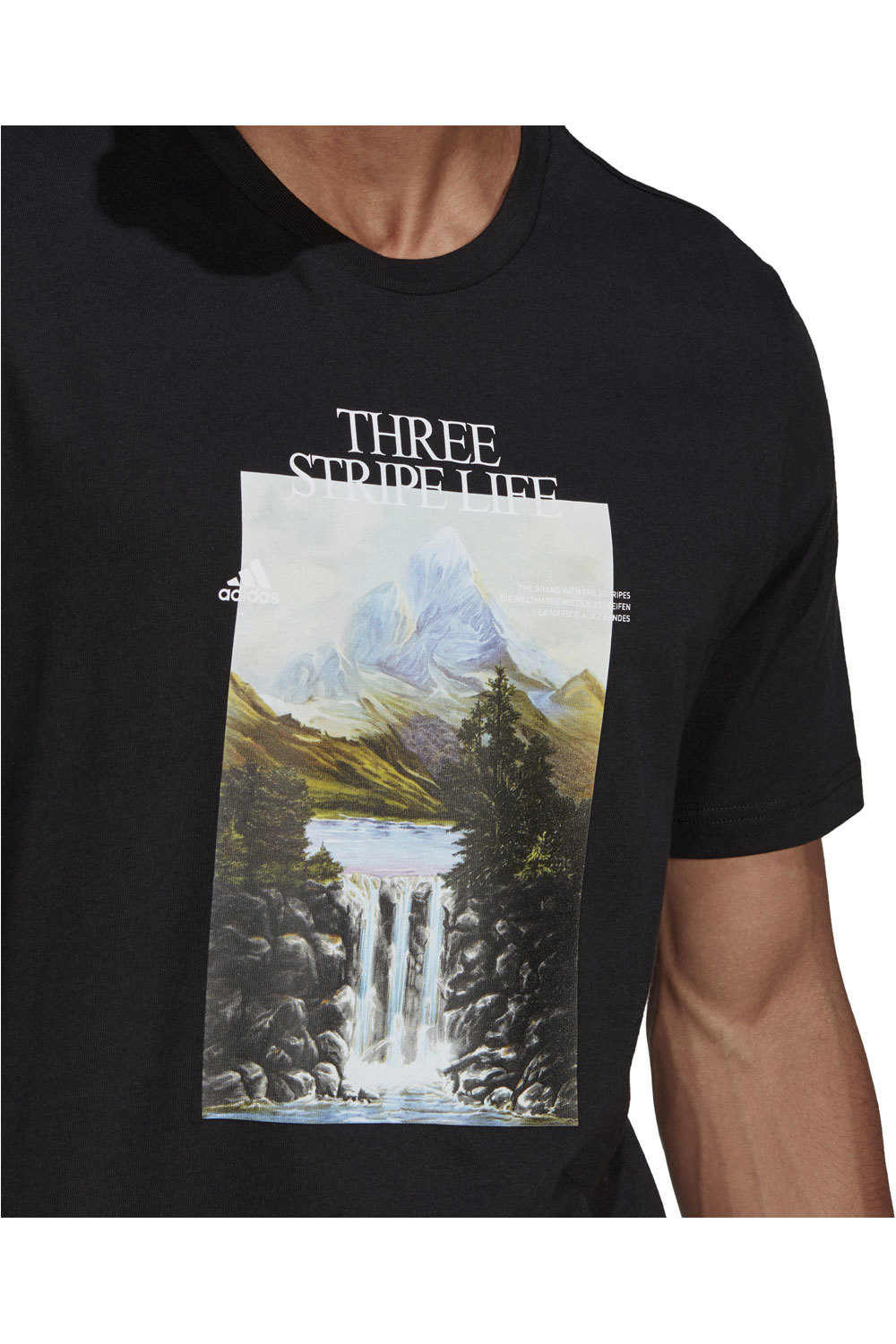adidas camiseta manga corta hombre Adidas MOUNTAIN TEE M vista detalle adidas camiseta manga corta hombre Adidas MOUNTAIN TEE M vista detalle