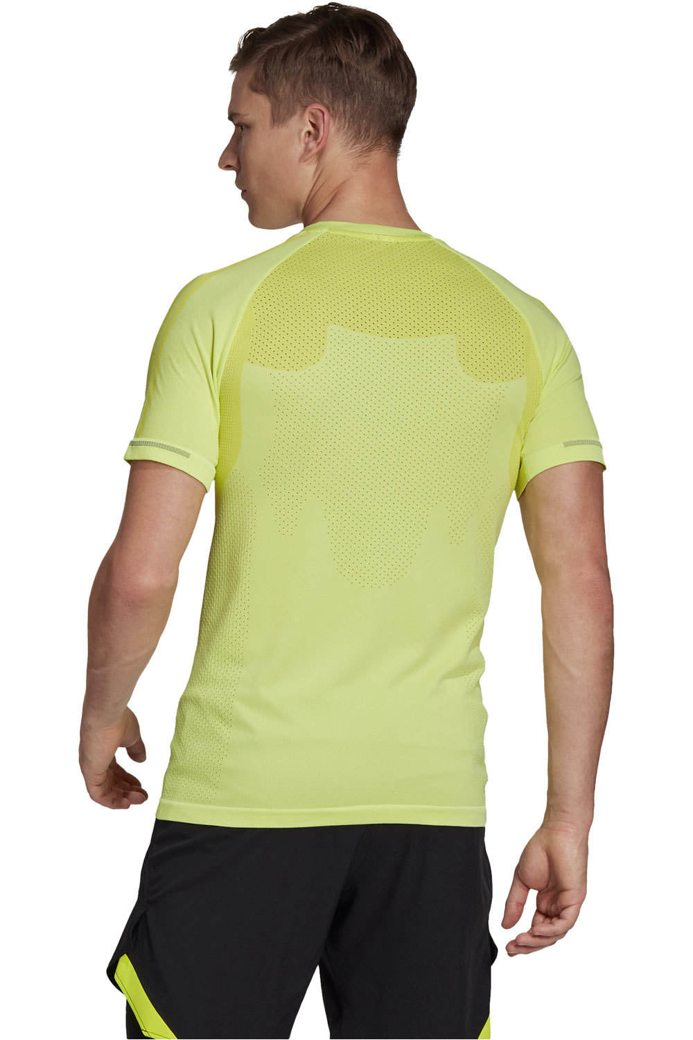adidas camiseta técnica manga corta hombre Adidas PRIMEKNIT TEE M vista trasera adidas camiseta técnica manga corta hombre Adidas PRIMEKNIT TEE M vista trasera