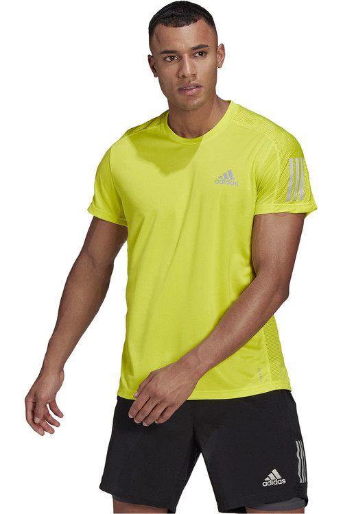 ADIDAS OWN THE RUN TEE amarillo