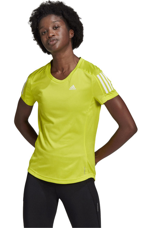 ADIDAS OWN THE RUN TEE amarillo