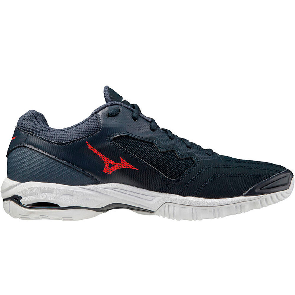 Mizuno zapatilla indoor hombre Mizuno WAVE PHANTOM 2 NERO lateral interior Mizuno zapatilla indoor hombre Mizuno WAVE PHANTOM 2 NERO lateral interior