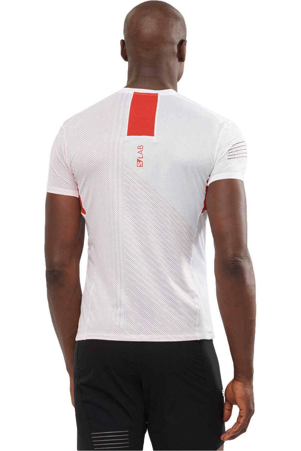 Salomon camisetas trail running manga corta hombre Salomon S/LAB SENSE TEE M BLRO vista trasera Salomon camisetas trail running manga corta hombre Salomon S/LAB SENSE TEE M BLRO vista trasera