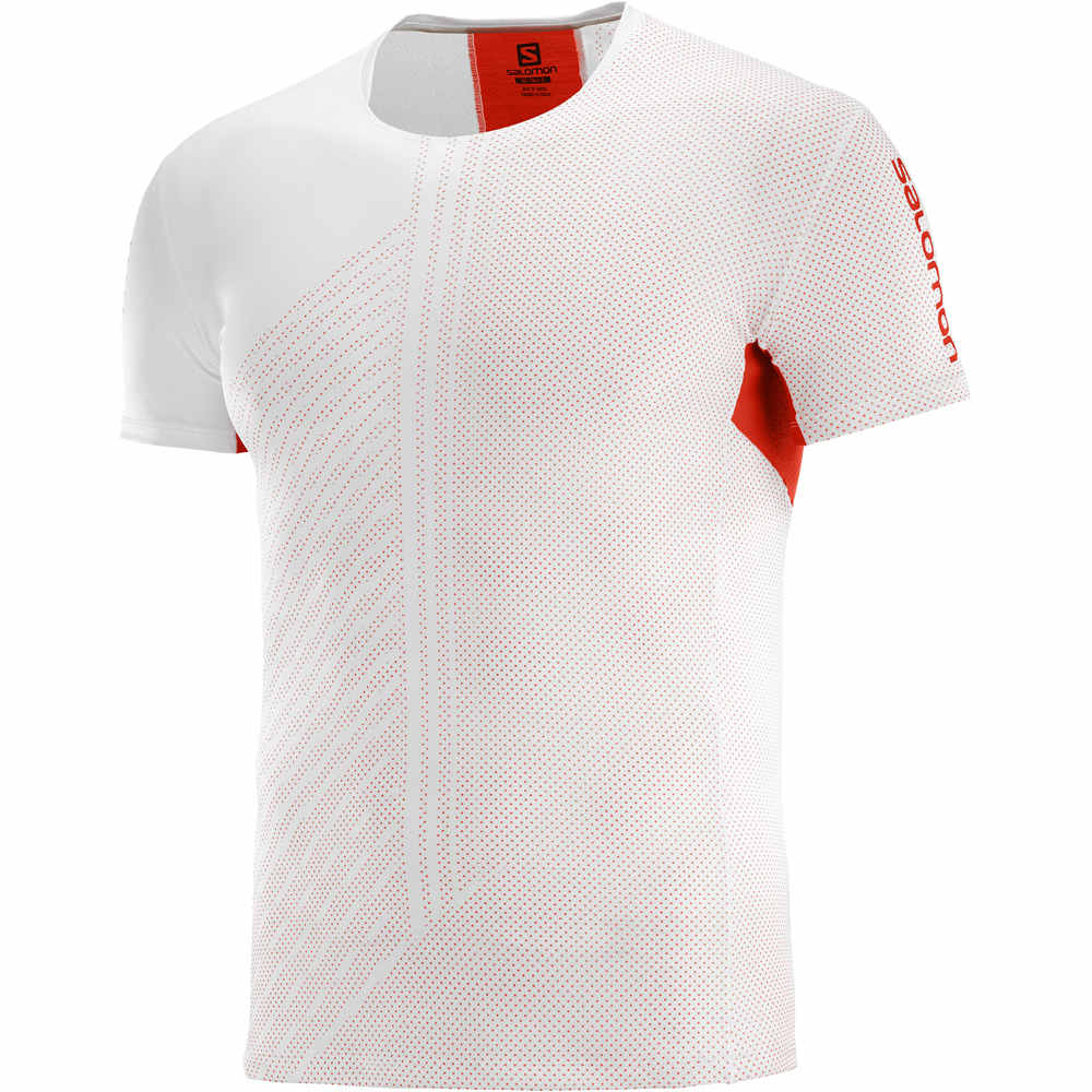 Salomon camisetas trail running manga corta hombre Salomon S/LAB SENSE TEE M BLRO vista detalle Salomon camisetas trail running manga corta hombre Salomon S/LAB SENSE TEE M BLRO vista detalle