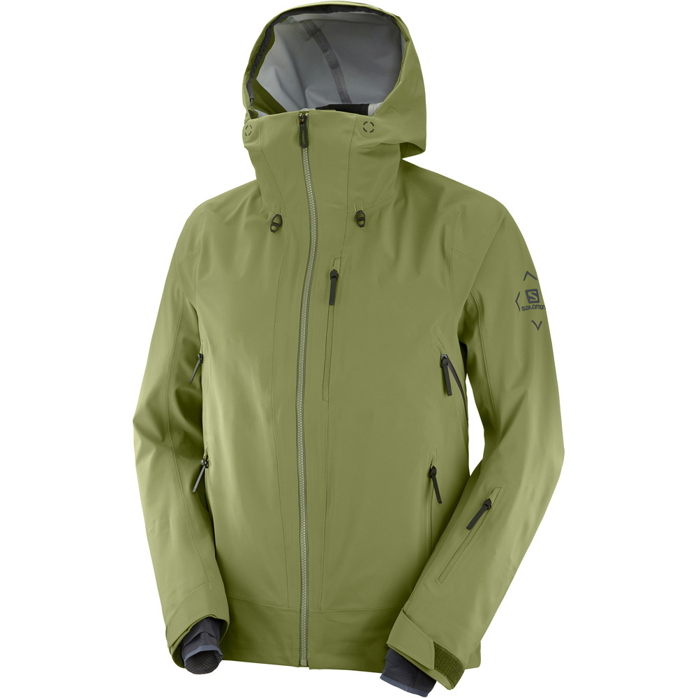 Salomon chaqueta esquí hombre Salomon OUTLAW 3L SHELL JACKET M vista detalle Salomon chaqueta esquí hombre Salomon OUTLAW 3L SHELL JACKET M vista detalle