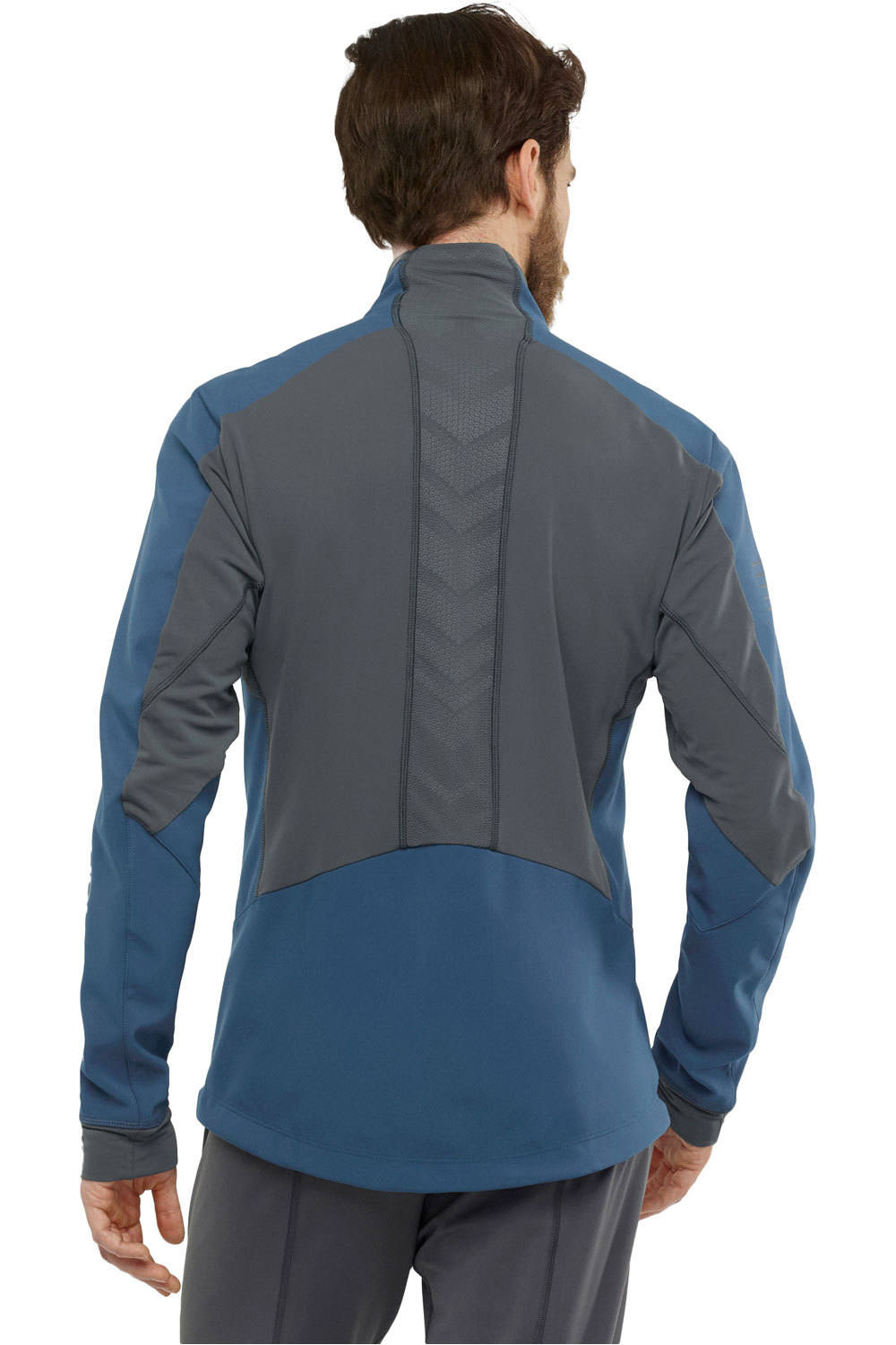 Salomon chaqueta esquí de fondo Salomon RS WARM SOFTSHELL JKT M vista trasera Salomon chaqueta esquí de fondo Salomon RS WARM SOFTSHELL JKT M vista trasera