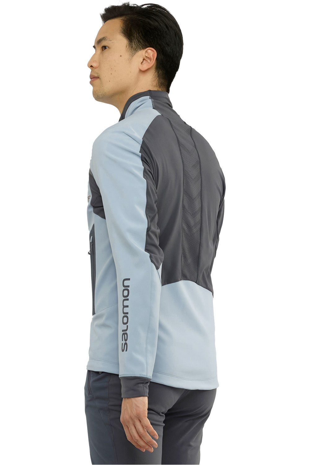 Salomon chaqueta esquí de fondo Salomon RS WARM SOFTSHELL JKT M vista trasera Salomon chaqueta esquí de fondo Salomon RS WARM SOFTSHELL JKT M vista trasera
