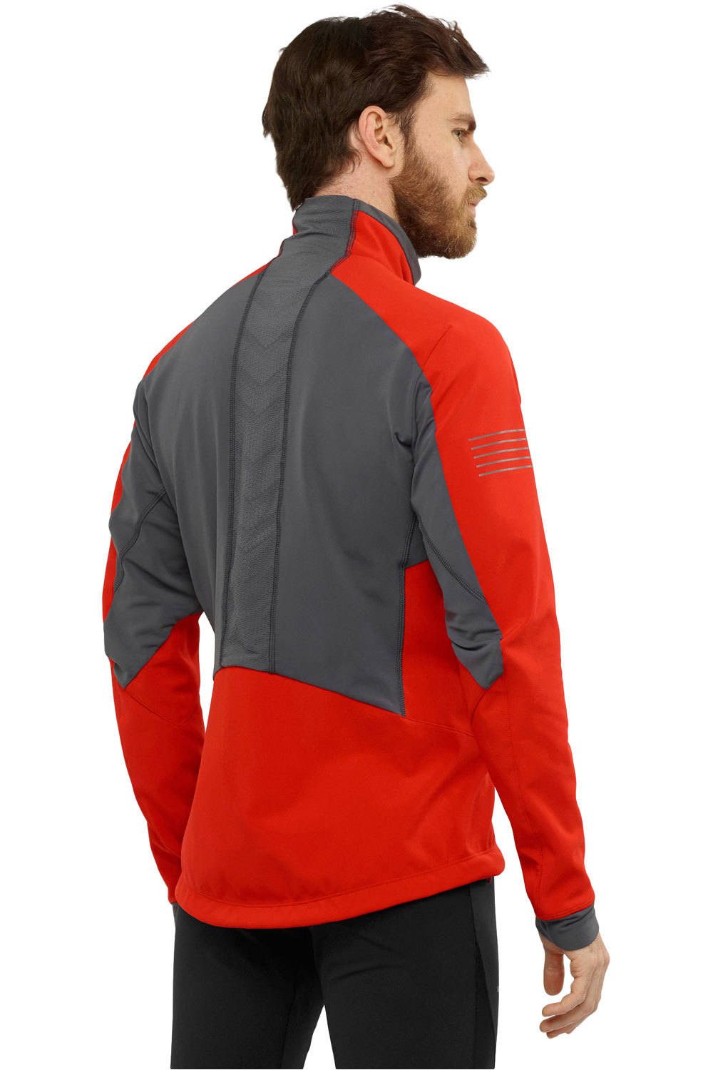 Salomon chaqueta esquí de fondo Salomon RS WARM SOFTSHELL JKT M vista trasera Salomon chaqueta esquí de fondo Salomon RS WARM SOFTSHELL JKT M vista trasera