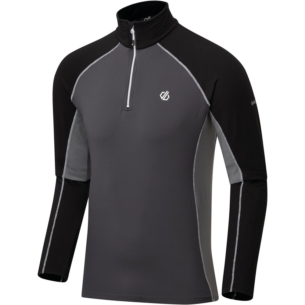 Dare2b forro polar esquí hombre Dare2b Interfused II GR vista trasera Dare2b forro polar esquí hombre Dare2b Interfused II GR vista trasera