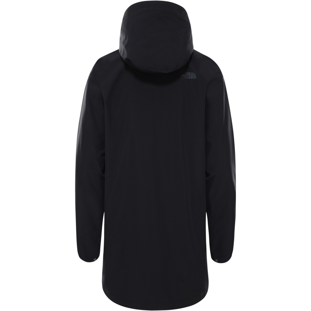 The North Face chaqueta impermeable mujer The North Face W WOODMONT RAIN JACKET vista trasera The North Face chaqueta impermeable mujer The North Face W WOODMONT RAIN JACKET vista trasera