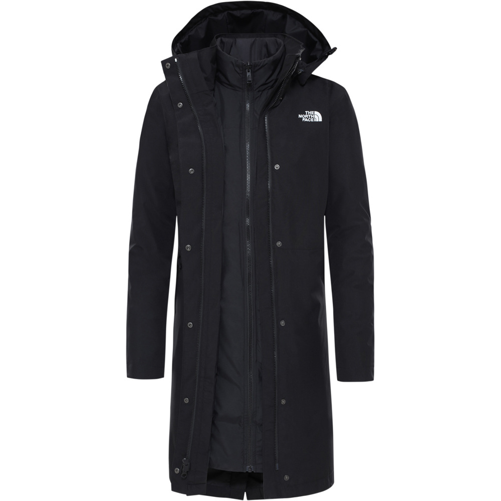 The North Face chaqueta impermeable insulada mujer The North Face W RECYCLED SUZANNE TRICLIMATE vista frontal The North Face chaqueta impermeable insulada mujer The North Face W RECYCLED SUZANNE TRICLIMATE vista frontal
