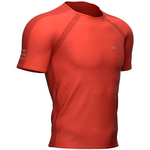 COMPRESSPORT TRAINING SS TSHIRT rojo