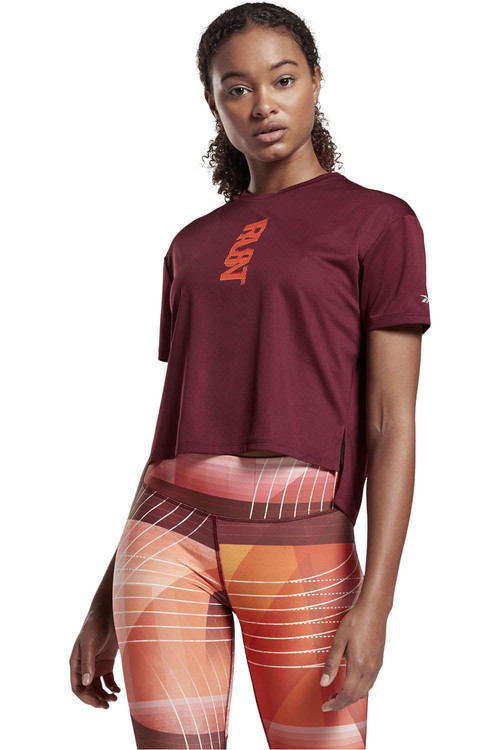 REEBOK RE GRAPHIC TEE rojo