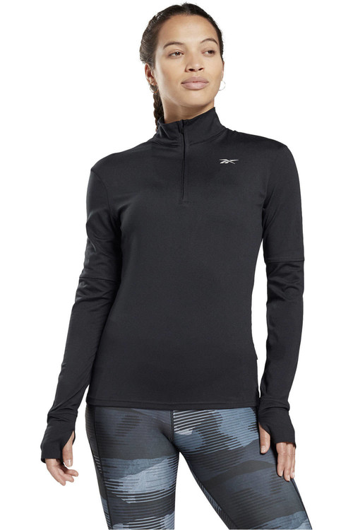 REEBOK RE 1/4 ZIP negro