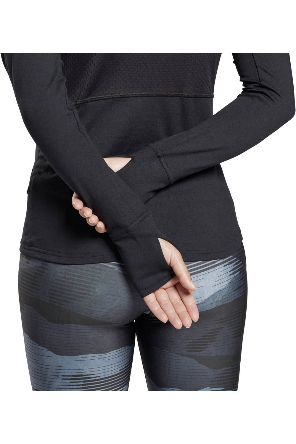 Reebok camiseta técnica manga larga mujer Reebok RE 1/4 ZIP 03 Reebok camiseta técnica manga larga mujer Reebok RE 1/4 ZIP 03