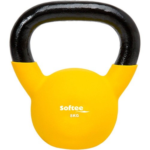 SOFTEE KETTLEBELL NEOPRENO SOFTEE 8KG amarillo
