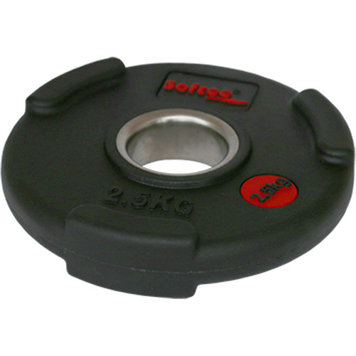 SOFTEE DISCO OLIMPICO SOFTEE URETANO 2,5KG negro