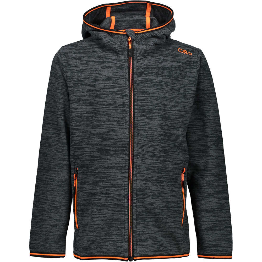Cmp forro polar niño Cmp KID JACKET FIX HOOD vista frontal Cmp forro polar niño Cmp KID JACKET FIX HOOD vista frontal