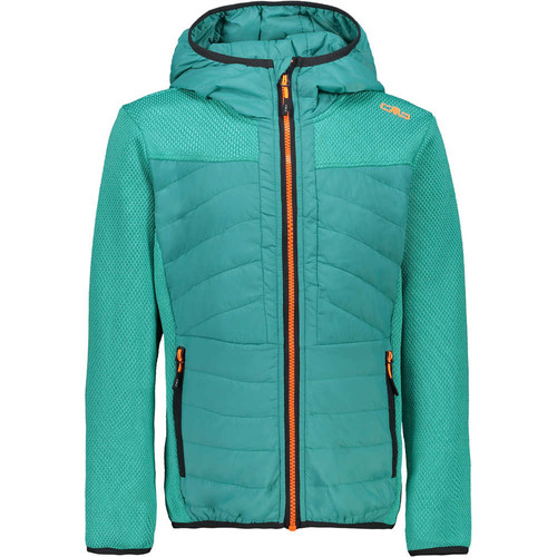 CMP KID G JACKET FIX HOOD verde