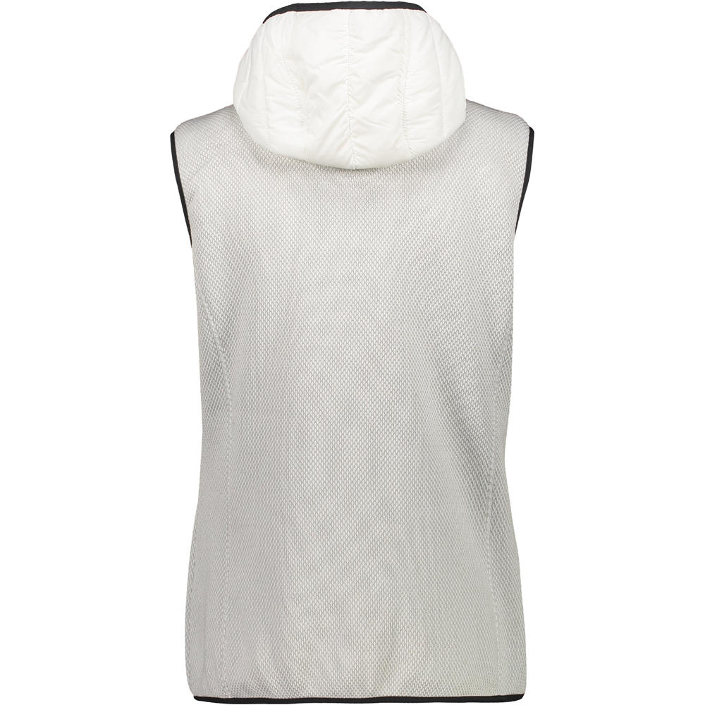 Cmp chaleco outdoor mujer Cmp WOMAN VEST FIX HOOD vista trasera Cmp chaleco outdoor mujer Cmp WOMAN VEST FIX HOOD vista trasera