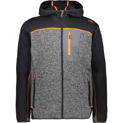 CMP MAN JACKET FIX HOOD gris