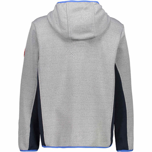 CMP KID JACKET FIX HOOD gris