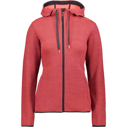 CMP WOMAN JACKET FIX HOOD rojo