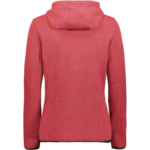CMP WOMAN JACKET FIX HOOD rojo