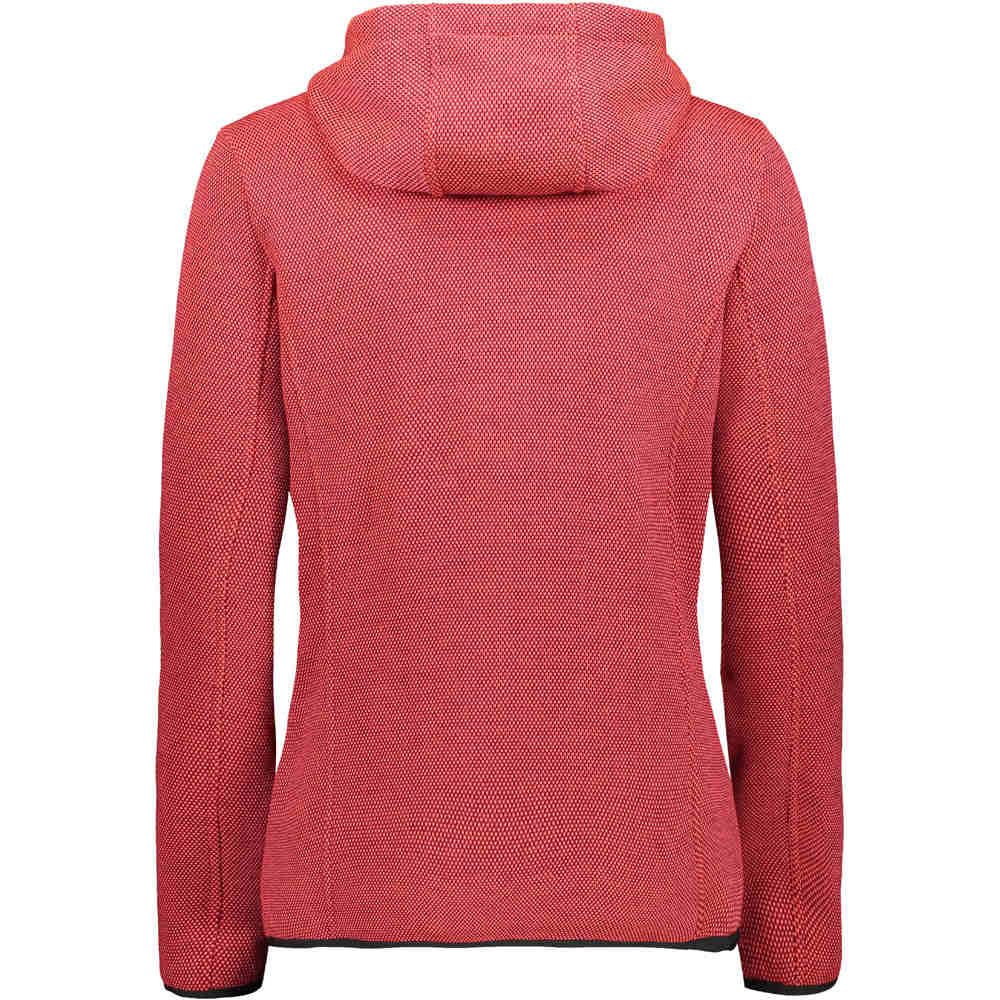 Cmp forro polar mujer Cmp WOMAN JACKET FIX HOOD vista trasera Cmp forro polar mujer Cmp WOMAN JACKET FIX HOOD vista trasera