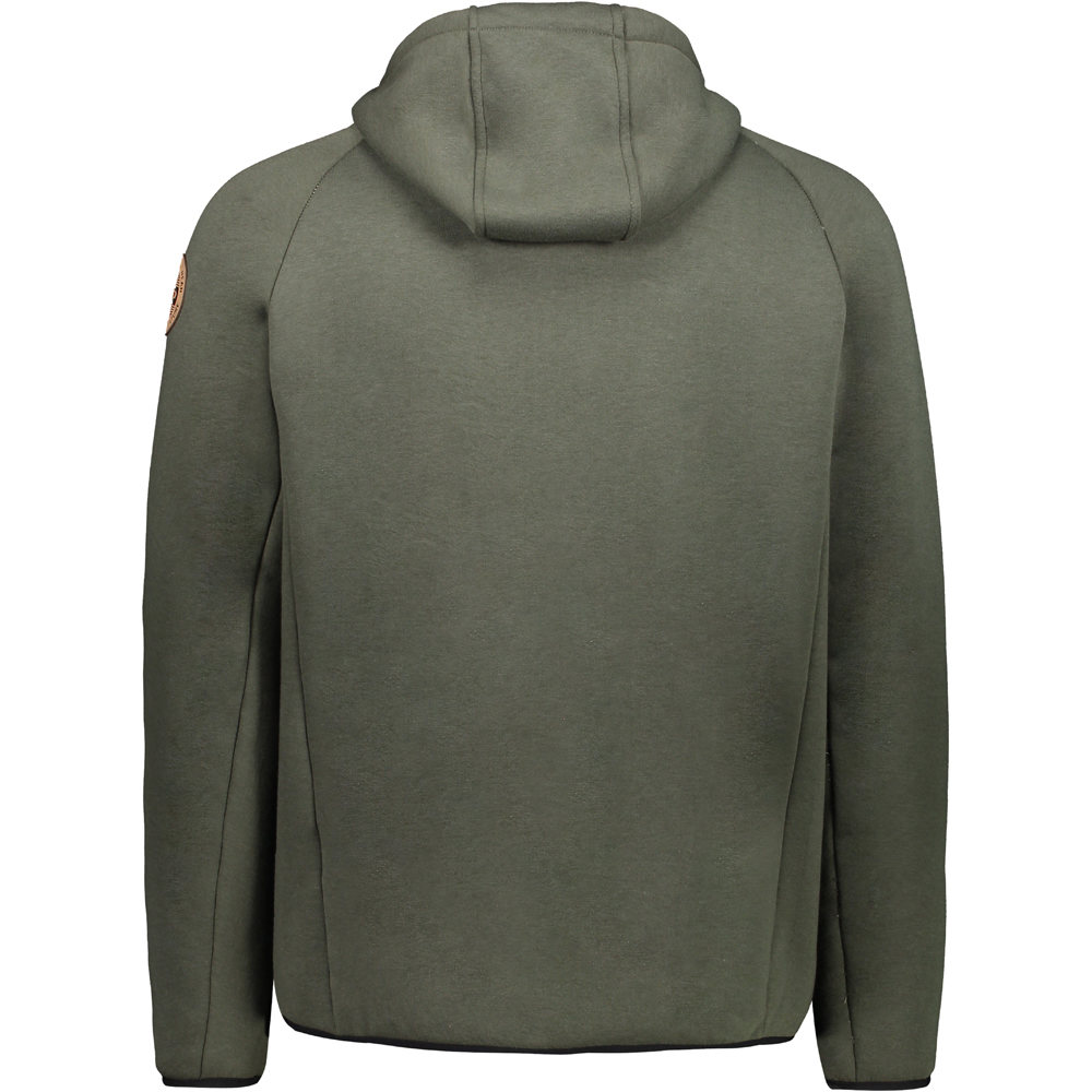 Cmp forro polar hombre Cmp MAN JACKET FIX HOOD vista trasera Cmp forro polar hombre Cmp MAN JACKET FIX HOOD vista trasera