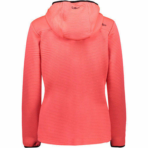 CMP WOMAN JACKET FIX HOOD rojo
