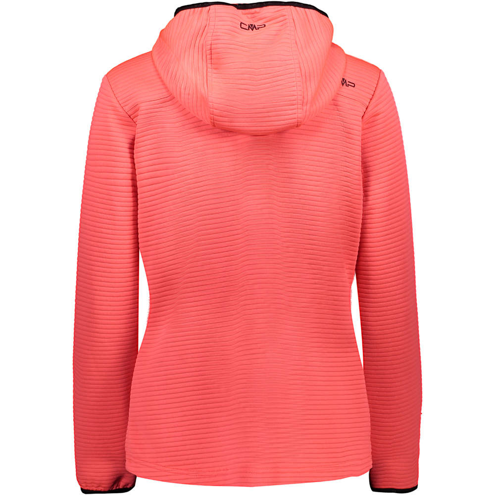 Cmp camiseta montaña manga larga mujer Cmp WOMAN JACKET FIX HOOD vista trasera Cmp camiseta montaña manga larga mujer Cmp WOMAN JACKET FIX HOOD vista trasera
