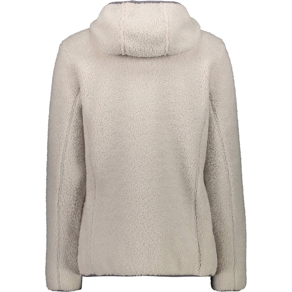 Cmp forro polar mujer Cmp WOMAN JACKET FIX HOOD vista trasera Cmp forro polar mujer Cmp WOMAN JACKET FIX HOOD vista trasera