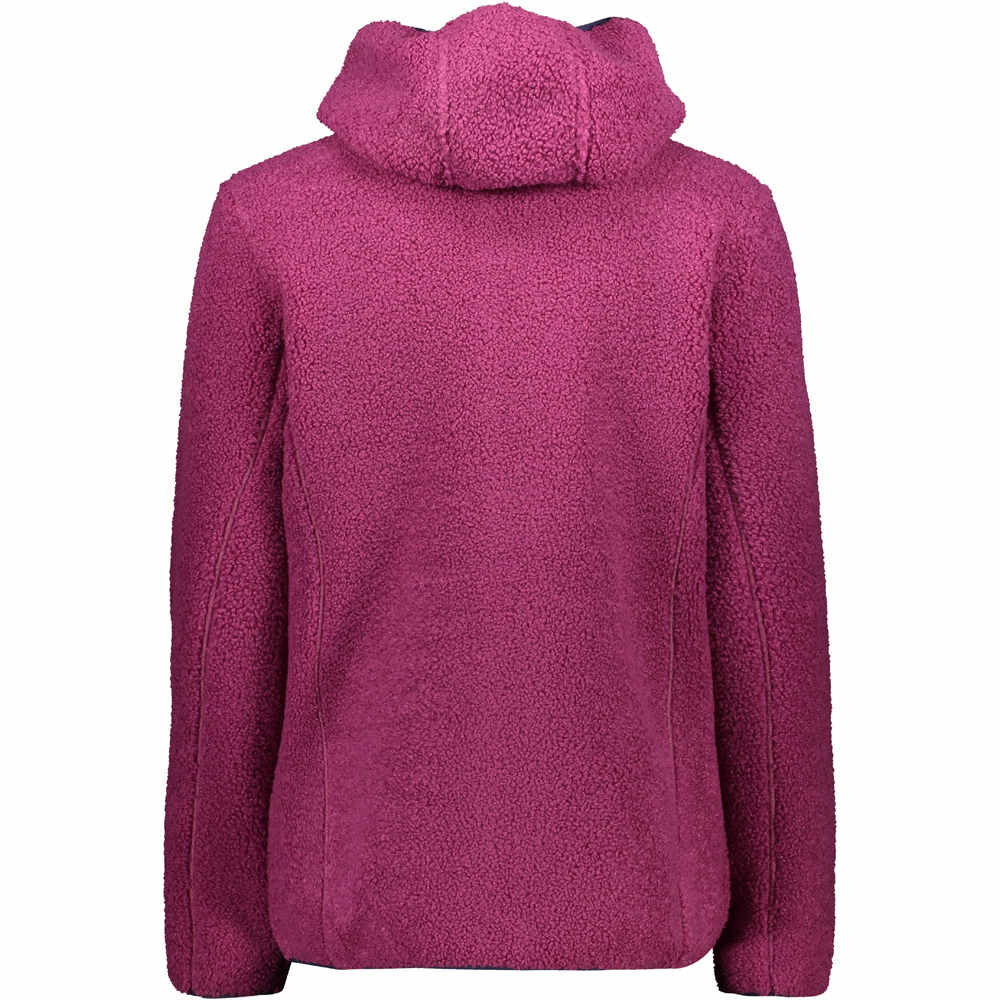 Cmp forro polar mujer Cmp WOMAN JACKET FIX HOOD vista trasera Cmp forro polar mujer Cmp WOMAN JACKET FIX HOOD vista trasera